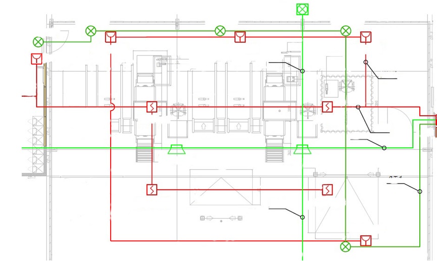 Новый проект: проектирование пожарной сигнализации и системы оповния .